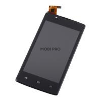Дисплей с тачскрином Fly FS401 сервисный оригинал черный