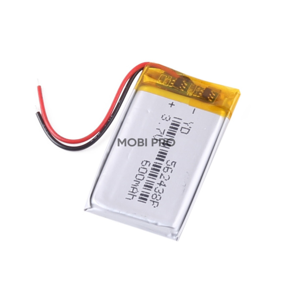 Аккумулятор универсальный 562438p 3,7v Li-Pol 600 mAh (5.6*24*38 mm)