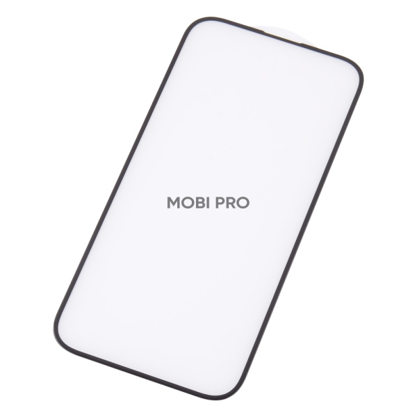 Защитное стекло "Матовое" для iPhone 15 Черный (Закалённое, полное покрытие)