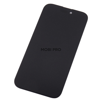 Дисплей для iPhone 15 (A3090) в сборе с тачскрином Черный - (Soft OLED, Full HD) (площадка под IC)