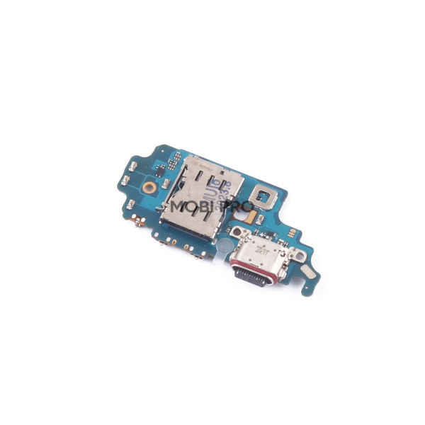 Шлейф для Samsung Galaxy S21 Ultra (G998B/EU version) плата системный разъем/разъем SIM/микрофон - Премиум