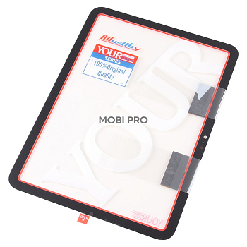 Стекло для переклейки MUSTTBY iPad 11 2025 (A16) в сборе с OCA 100% Черный