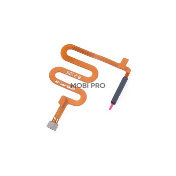 Шлейф для Tecno Pova 2 (LE7n) сканер отпечатка пальцев Черный