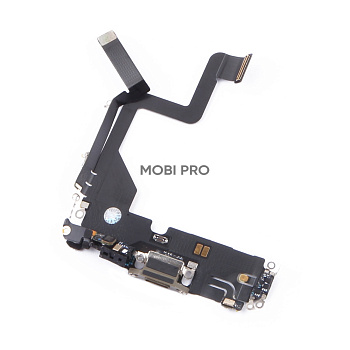 Шлейф для iPhone 14 Pro на системный разъем/микрофон Золото - OR