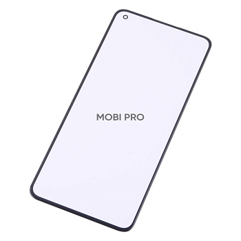 Стекло для переклейки Xiaomi Mi 11 Lite в сборе с OCA пленкой WUFENG Черное