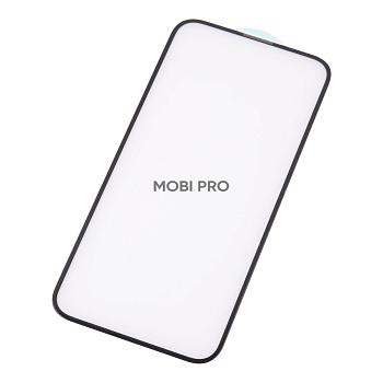 Защитное стекло "Оптима" для iPhone 15 Pro Max Черный (Закалённое, полное покрытие)