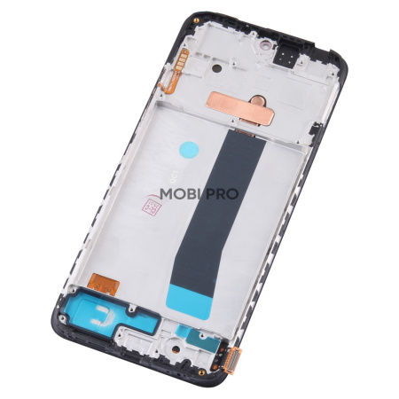 Дисплей для Xiaomi Redmi Note 11S 4G/Poco M4 Pro 4G (2201117SY/2201117PG) модуль с рамкой Черный - (OLED)