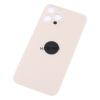 Задняя крышка для iPhone 12 Pro Max Золото (стекло, узкий вырез под камеру, логотип) - Премиум