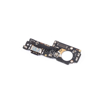 Шлейф для Xiaomi Poco M4 5G (MZB0BF9RU/22041219PG) плата системный разъем/микрофон - Премиум