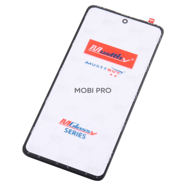 Стекло для переклейки MUSTTBY Huawei Honor X10 Lite в сборе с OCA Черный