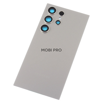 Задняя крышка для Samsung Galaxy S24 Ultra (S928B) Серый - Премиум