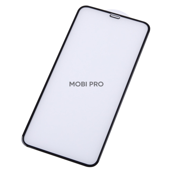 Защитное стекло "Премиум" для iPhone Xs Max/11 Pro Max Черный (Закалённое+, полное покрытие)