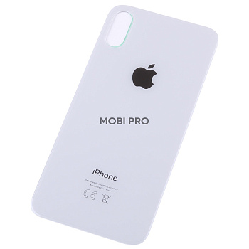 Задняя крышка для iPhone XS с увелич.вырезом под камеру Белый