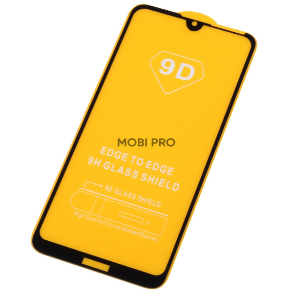 Защитное стекло "Полное покрытие" для Huawei Y7 2019 Черный