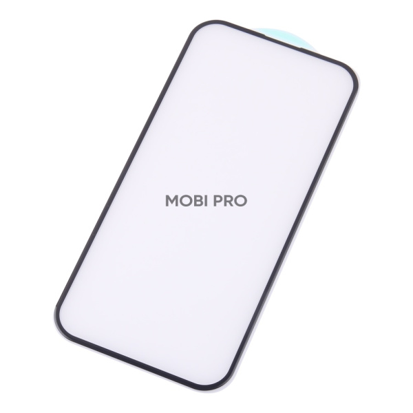 Защитное стекло "Премиум" для iPhone 14 Pro Черный (Закалённое+, полное покрытие)