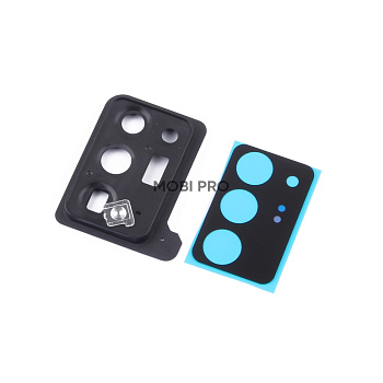 Стекло камеры для Samsung Galaxy Note 20 Ultra (N985F) в сборе с рамкой Черный