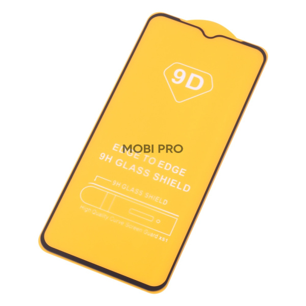 Защитное стекло "Полное покрытие" для Samsung Galaxy A03s (A037F) Черный (157 мм)