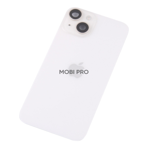 Задняя крышка для iPhone 14 в сборе с разбора Белый - OR