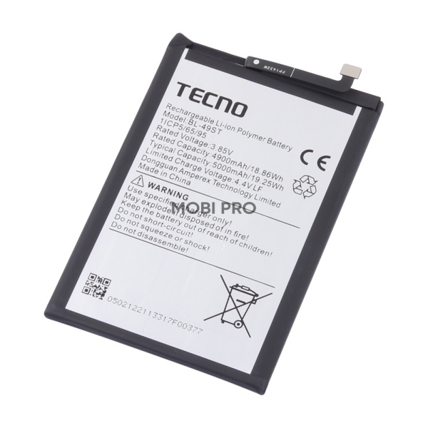 АКБ для Tecno Spark 10 4G/10 Pro/10C/20/20C (BL-49ST) - OR
