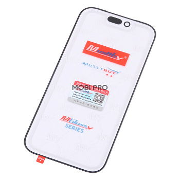 Стекло для переклейки MUSTTBY iPhone 17 Pro в сборе с OCA Черный