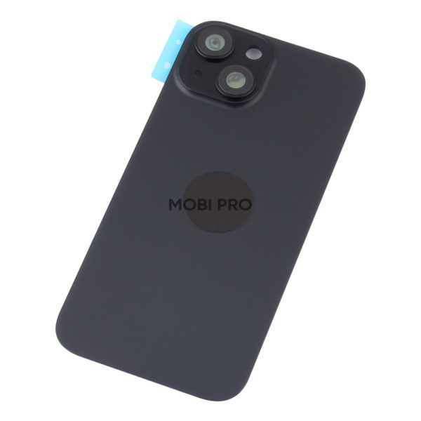 Задняя крышка для iPhone 15 в сборе Черный - OR
