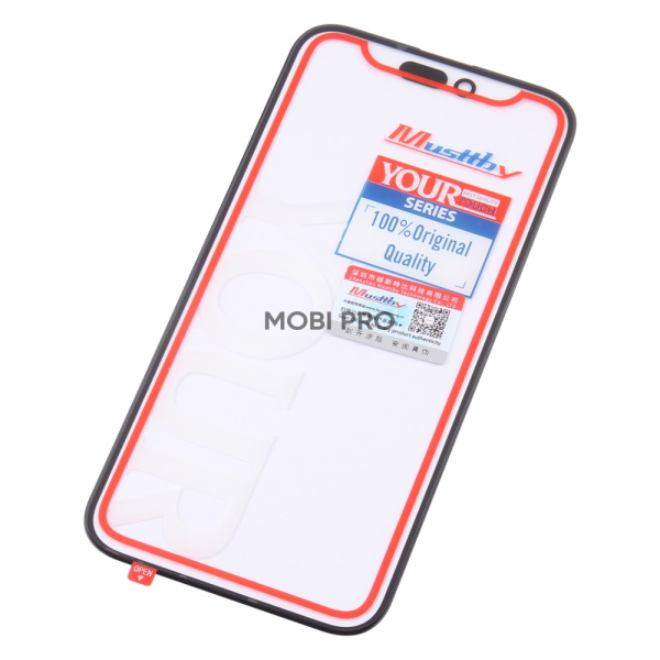 Стекло для переклейки MUSTTBY iPhone 15 Plus в сборе с OCA 100% Черный