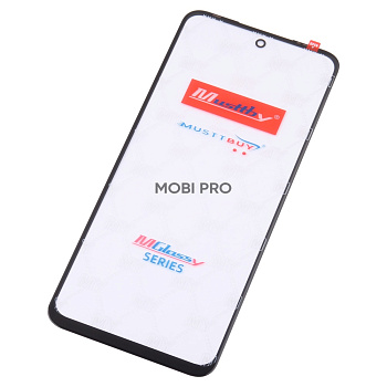 Стекло для переклейки MUSTTBY Infinix Hot 12 Play/Note 8i/Note 12i/Tecno Pova 4/Pova Neo 2 в сборе с OCA Черный