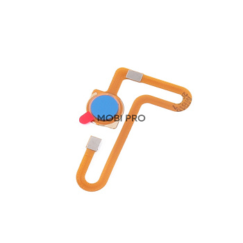 Шлейф для Xiaomi Redmi Note 8/Note 8 (2021) сканер отпечатка пальцев Синий