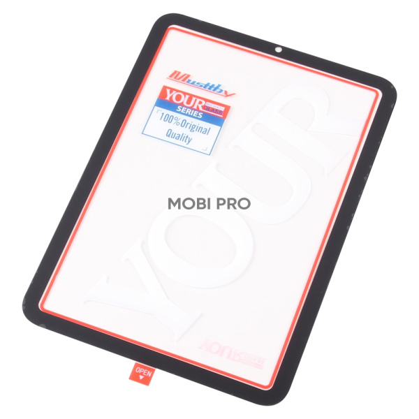 Стекло для переклейки MUSTTBY iPad mini 6 в сборе с OCA 100% Черный