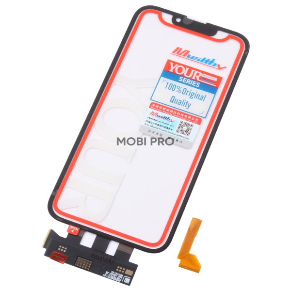 Стекло для переклейки MUSTTBY iPhone 13 Pro в сборе с тачскрином и OCA без микросхемы 100% Черный