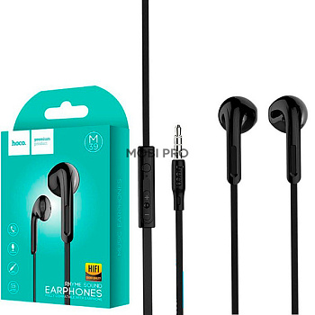 Гарнитура Hoco M39 (вкладыши) Черная