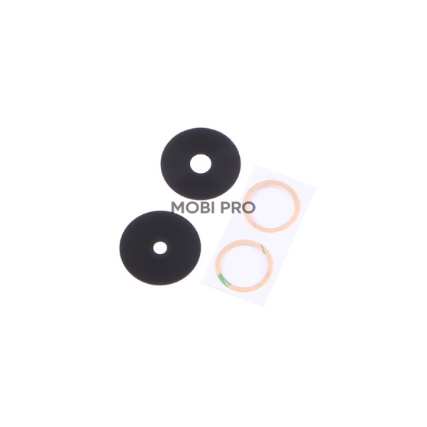 Стекло камеры для Realme C55 (RMX3710) (комплект 2 шт.) Черный