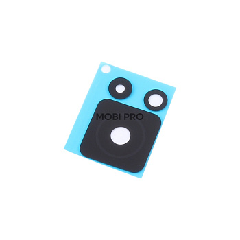 Стекло камеры для Xiaomi 12T (22071212AG) (комплект 3 шт.) Черный