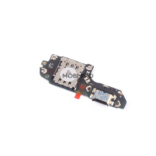 Шлейф для Huawei Nova Y72/Y72S/Y63 (MGA-LX3/GFY-LX1) плата системный разъем/разъем SIM/микрофон - Премиум