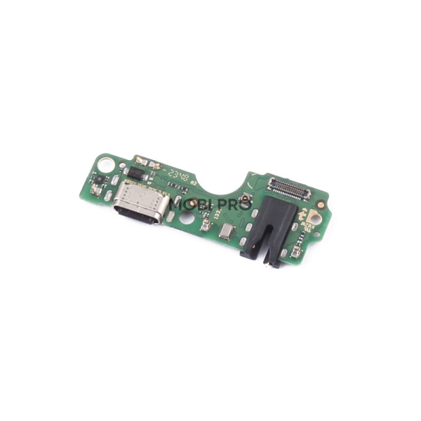 Шлейф для Infinix Hot 30 Play (X6835B) плата на системный разъем/разъем гарнитуры/микрофон - Премиум
