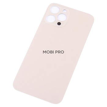 Задняя крышка для iPhone 12 Pro Max с увелич.вырезом под камеру Золото - OR