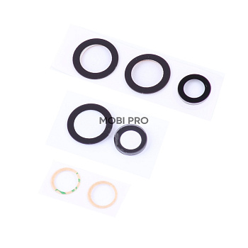 Стекло камеры для Samsung Galaxy A32 4G (A325F) (комплект 5 шт.) Черный