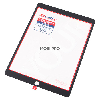 Стекло для переклейки MUSTTBY iPad Pro 10.5 2017 в сборе OCA 100% Черный