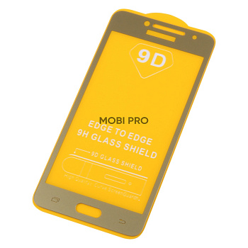 Защитное стекло "Полное покрытие" для Samsung G532F (J2 Prime) Золото