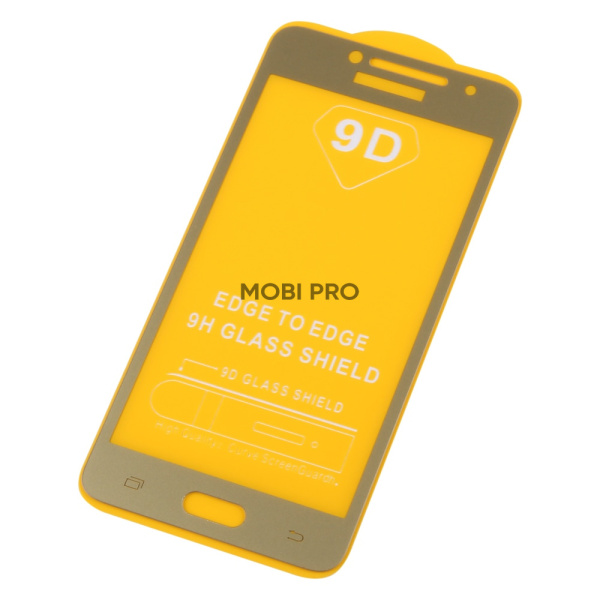 Защитное стекло "Полное покрытие" для Samsung G532F (J2 Prime) Золото