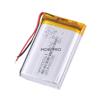 Аккумулятор универсальный 903048p 3,7v Li-Pol 1800 mAh (9*30*48 mm)