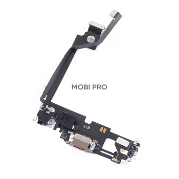 Шлейф для iPhone 12/12 Pro на системный разъем/микрофон Золото - OR