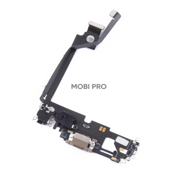 Шлейф для iPhone 12/12 Pro на системный разъем/микрофон Золото - OR