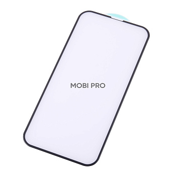 Защитное стекло "Премиум" для iPhone 13 Pro Max/14 Plus Черный (Закалённое+, полное покрытие)