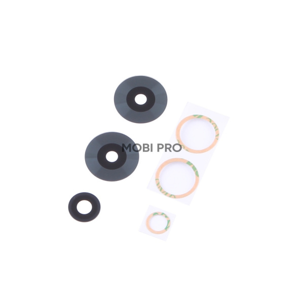 Стекло камеры для Infinix Hot 30 Play (X6835B) (комплект 3 шт.) Черный