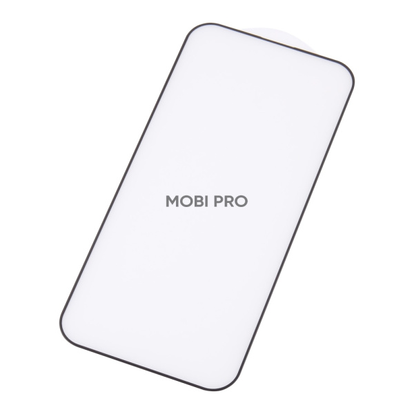 Защитное стекло "Матовое" для iPhone 16 Pro Max Черный (Закалённое, полное покрытие)