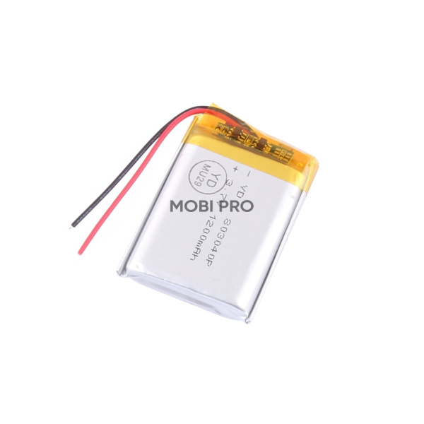 Аккумулятор универсальный 803040p 3,7v Li-Pol 1200 mAh (8*30*40 mm)