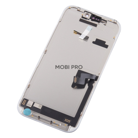 Дисплей для iPhone 16 Pro в сборе с тачскрином Черный - (Soft OLED, Full HD, 120 Гц) (площадка под IC)