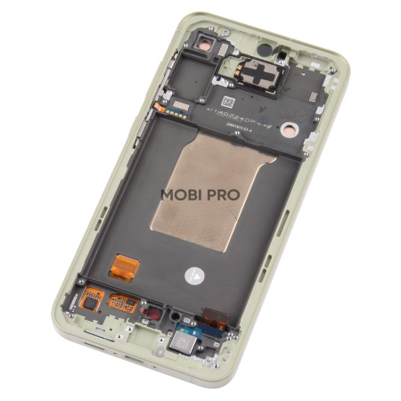 Дисплей для Samsung Galaxy A55 5G (A556E) модуль с рамкой Желтый - OR (SP)