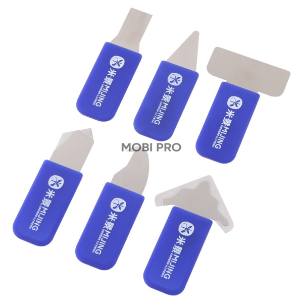 Набор вскрывателей Mijing S6 (лопатки, металл, 6 шт.)